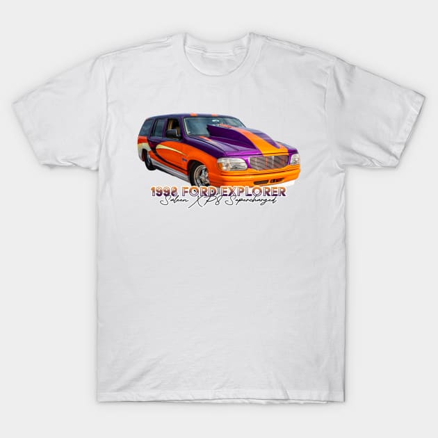 Customized 1998 Ford Explorer Saleen XP8 Supercharged T-Shirt by Gestalt Imagery